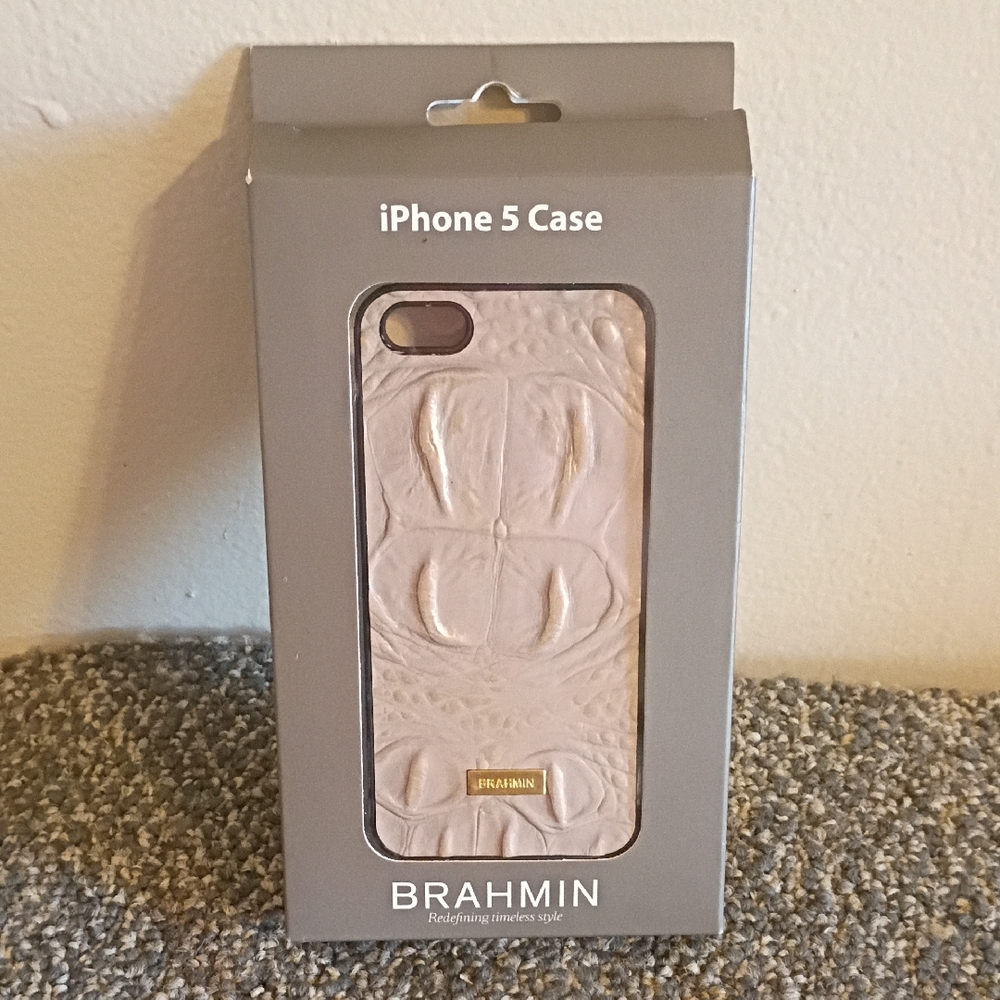 Brahmin Blush Croc-Embossed iPhone 5 Case
